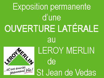Stand au Leroy Merlin de Montpellier